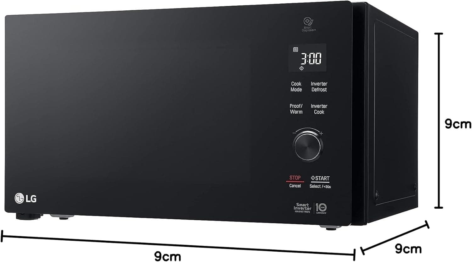 فرن ميكروويف مع شواية سعة 42 لتر من ال جي -- MH8265DIS (ضمان دولي) - 2