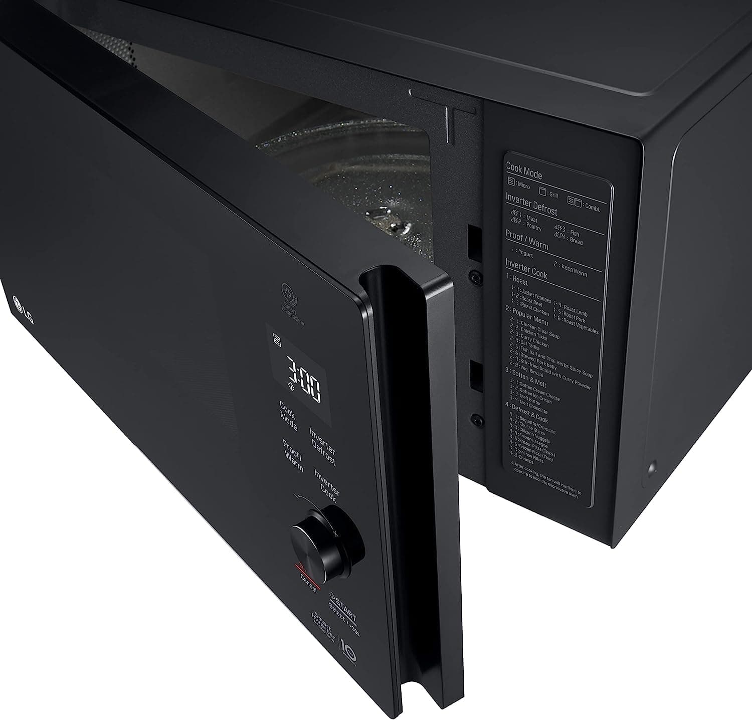 فرن ميكروويف مع شواية سعة 42 لتر من ال جي -- MH8265DIS (ضمان دولي) - 6